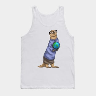 Otter Teacher Globe History Tank Top